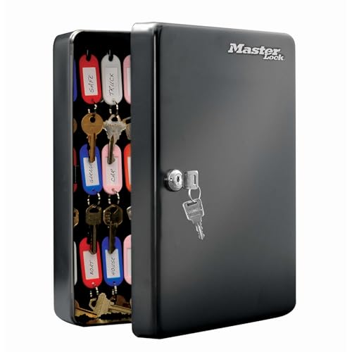 MASTER LOCK Schlüsselschrank [Schlüsselschloss] [50 Schlüsselanhängern] KB-50ML - Enthält 50 Schlüsseletiketten von Master Lock