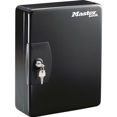 MASTER LOCK Schlüsselschrank [Schlüsselschloss] [50 Schlüsselhaken] KB-50ML - Enthält 50 Schlüsseletiketten von Master Lock