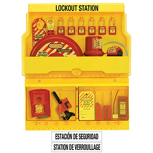 Master Lock – S1900VE410 Deluxe-Ventil und Elektro-Verriegelungsstation, inklusive 6 Zenex-Vorhängeschlössern von Master Lock