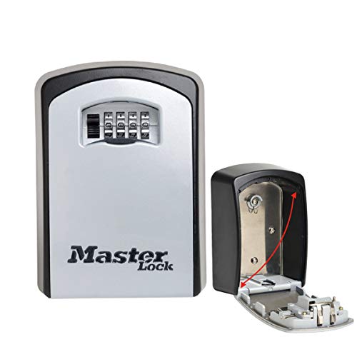 Master Lock Schlüsseltresor Extra Large, Wandhalterung, Aussen, 14.6 x 10.6 x 5.3 cm, Schlüsselsafe von Master Lock