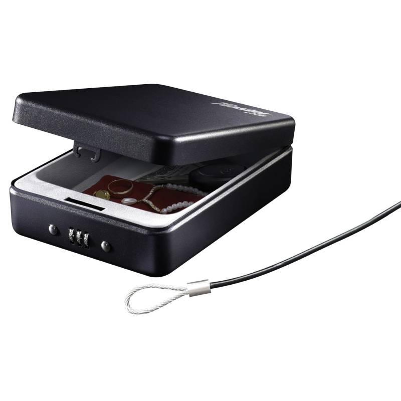Master Lock Sicherheitskassette P005CEURBLKHRO mit Kabel Tragbar Schwarz 1,38 l von Master Lock