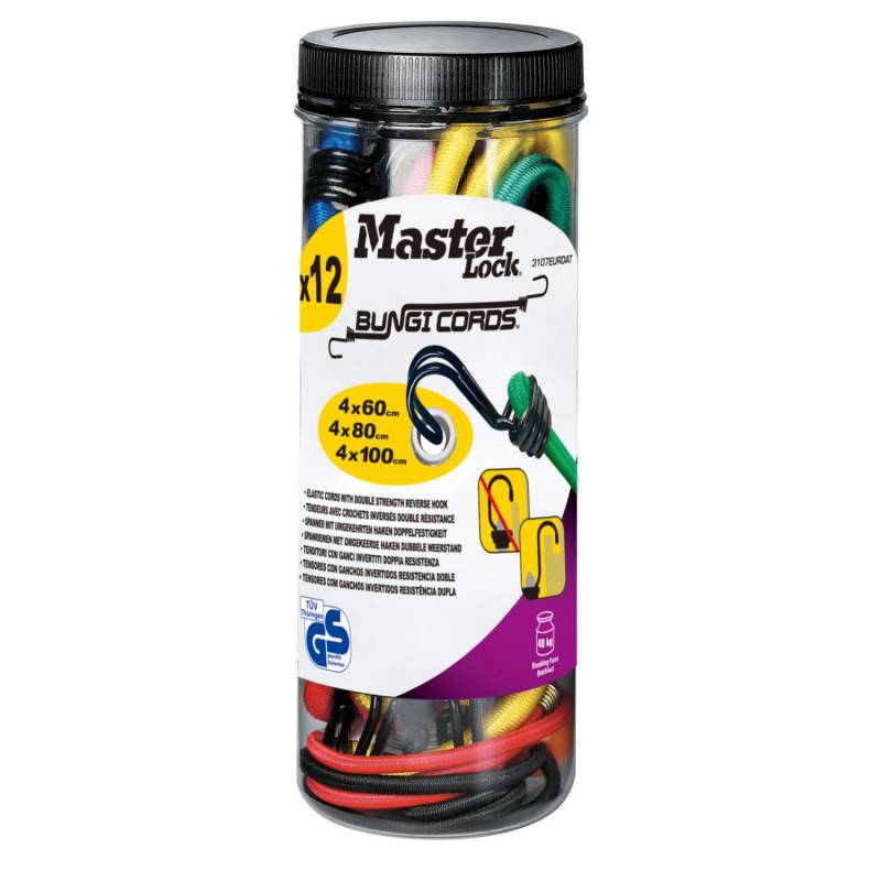 Master Lock Spannseil Twin Wire 3107EURDAT Bunt 12er Set Master Lock Spannseil Twin Wire 3107EURDAT Bunt 12er Set von Master Lock