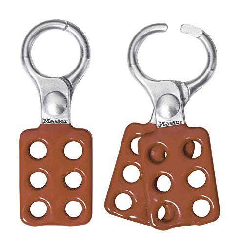 Master Lock Verriegelungshaspe, Aluminium, Klauenmaß 2,5 cm, Durchmesser, 15,2 cm, ML416 von Master Lock