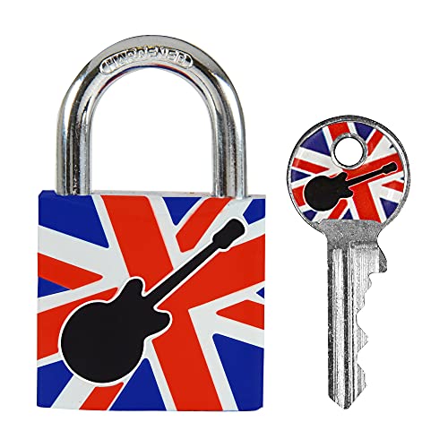 Master Lock 3430EURDGUITAR Schlüssel Vorhängeschloss mit Gitarrenmotiv, Gitarrenmotiv, 5,3 x 3 x 1,5 cm Master Lock 3430EURDGUITAR Schlüssel Vorhängeschloss mit Gitarrenmotiv, Gitarrenmotiv, 5,3 x 3 x 1,5 cm von Master Lock