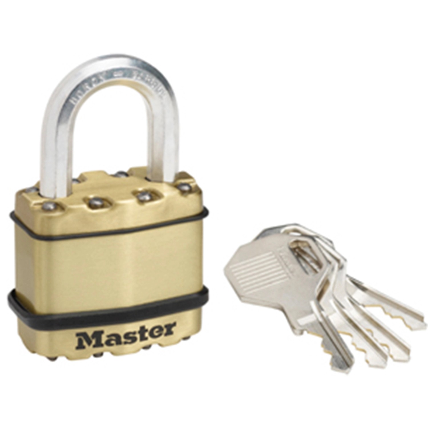 Master Lock Vorhängeschloss Excell M1BEURD Laminiert Messing Master Lock Vorhängeschloss Excell M1BEURD Laminiert Messing von Master Lock