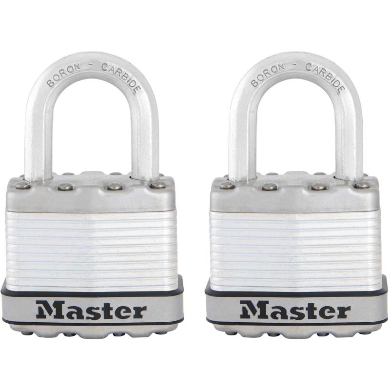 Master Lock Vorhängeschloss Excell M1EURT Laminiert Stahl Matt 3er Pack Master Lock Vorhängeschloss Excell M1EURT Laminiert Stahl Matt 3er Pack von Master Lock