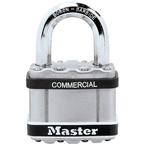 Master Lock Vorhängeschloss aus laminiertem Stahl, hohe Sicherheit [Schutz aus Edelstahl] M5STS – Sicherheit für Boote und Tore in der Mitte Maritime von Master Lock
