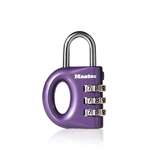 Master Lock 633EURD Zahlenschloss mit Zinkgehäuse, Zufällige Farbe, 5,6 x 3,2 x 1,1 cm von Master Lock