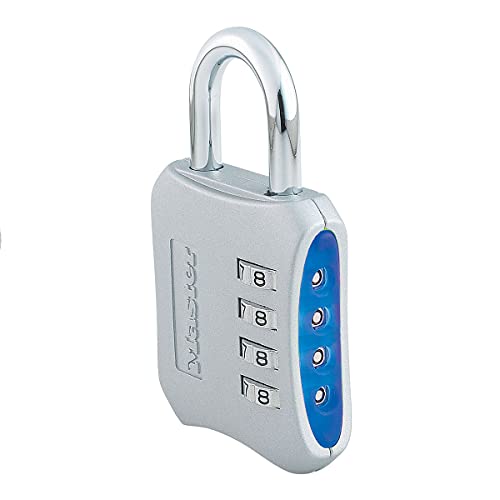 Master Lock 653EURD Zahlenschloss mit Zinkgehäus, Mehrfarbig, 8,6 x 5 x 1,5 cm von Master Lock