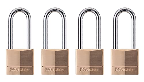 Master Lock massivem Messing eingegeben verschiedenen Vorhängeschloss mit 1–9/16 Zoll breit Body, 140QLH von Master Lock