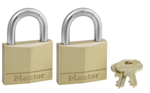 Master Lock massivem Messing eingegeben verschiedenen Vorhängeschloss mit 1–9/16 Zoll breit Body, 140T von Master Lock