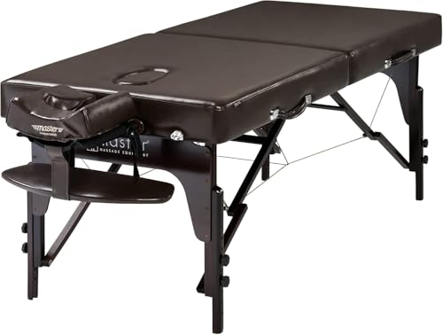 Master Massage Luxuriöses tragbares Massage-Tahble mit Gesichtsloch und Memory-Schaum-Gesichtsschutz, komplettes Tischpaket, perfekt für Therpay, Tatto und Massage von Master Massage Equipment