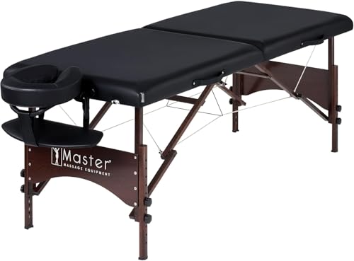 Master Massage 71cm Argo Tragbares Bett Walnussholz Beine Tragetasche Mobile Massageliege Kosmetiktisch Therapiebett Behandlungsliege Faltbar Holz Ultraleicht, Schwarz Master Massage 71cm Argo Tragbares Bett Walnussholz Beine Tragetasche Mobile Massageliege Kosmetiktisch Therapiebett Behandlungsliege Faltbar Holz Ultraleicht, Schwarz von Master Massage