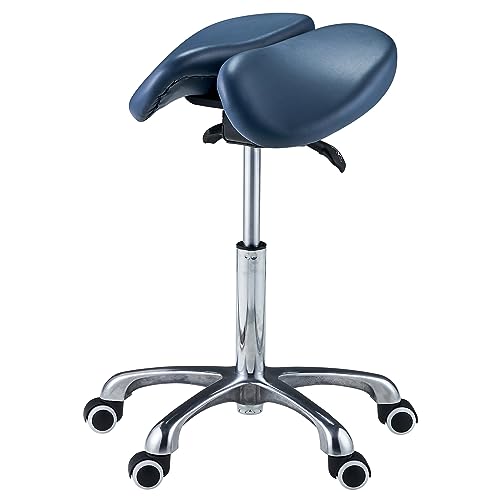 Master Massage Berkeley Sattelstuhl Split-Seat mit Kippoptionen Höhenverstellbar Königsblau von Master Massage Equipment