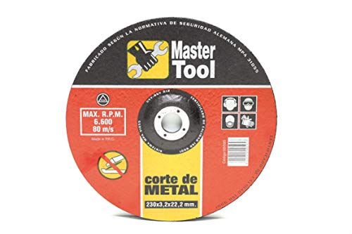 Master Tool 5610033230 Set mit 25 Stück Schneidscheiben Metall 230 x 3,2 x 22,2 mm T42-A30R-METAL von Master Tool