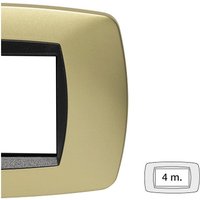 Master Modo Abdeckrahmen 4 Module Messing matt 39TC244 von Master