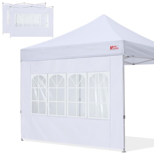 MASTERCANOPY Kirchenfenster-Seitenwandpaneele, Sonnenwand für 3 x 3 m Instant-Pavillon, Pop-Up-Pavillon-Zelt, nur Seitenwände, Weiß, 2 Stück MASTERCANOPY Kirchenfenster-Seitenwandpaneele, Sonnenwand für 3 x 3 m Instant-Pavillon, Pop-Up-Pavillon-Zelt, nur Seitenwände, Weiß, 2 Stück von MasterCanopy