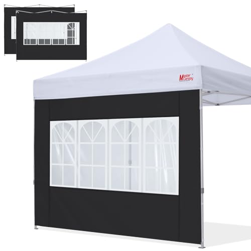 MASTERCANOPY Kirchenfenster-Seitenwandpaneele Sonnenwand für 3 x 3 m Instant-Pavillon, Pop-Up-Pavillon-Zelt, nur Seitenwände, schwarz MASTERCANOPY Kirchenfenster-Seitenwandpaneele Sonnenwand für 3 x 3 m Instant-Pavillon, Pop-Up-Pavillon-Zelt, nur Seitenwände, schwarz von MasterCanopy