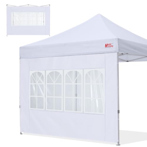 MASTERCANOPY Kirchenfenster-Seitenwandpaneele Sonnenwand für 3 x 3 m Instant-Pavillon, Pop-Up-Pavillon-Zelt, nur Seitenwand, Weiß MASTERCANOPY Kirchenfenster-Seitenwandpaneele Sonnenwand für 3 x 3 m Instant-Pavillon, Pop-Up-Pavillon-Zelt, nur Seitenwand, Weiß von MasterCanopy