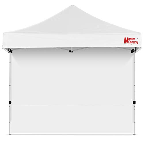 MasterCanopy Seitenwand/Seitenteil für 2,5 x 2,5 m Pop-up-Pavillon, Faltpavillon, Zelt, Canopy, 1 Stück, Weiß von MasterCanopy