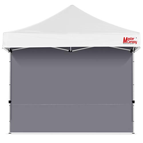 MasterCanopy Seitenwand/Seitenteil für 3 x 3 m Pop-up-Pavillon, Faltpavillon, Zelt, Canopy, 1 Stück, Grau von MasterCanopy