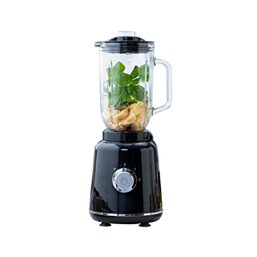 MasterChef Standmixer Glas, Zerkleinerer Küche Elektrisch/Hochleistungsmixer für smoothies, Crusher für Eis, Suppe, 10 Geschwindigkeitsstufen, Spülmaschinenfeste Küchenmaschine, 1.5L, 2000W von MasterChef