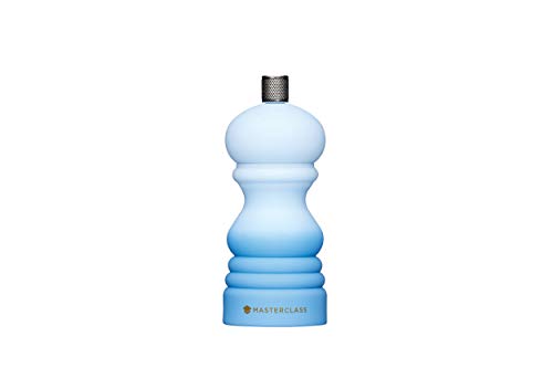 MasterCraft Pfeffermühle oder Salzmühle mit austauschbarer Kappe, Kunststoff, Blue Ombré, 12 cm von Master Class