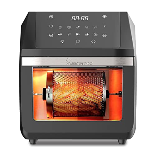 Airfryer - MasterPRO Rocket 1100 - Freidora de Aire sin Aceite y Horno - Capacidad de 11 L - Potencia de 1800 W - Pantalla LED Táctil - Cesta Antiadherente - Temperatura Regulable 80-200ºC Airfryer - MasterPRO Rocket 1100 - Freidora de Aire sin Aceite y Horno - Capacidad de 11 L - Potencia de 1800 W - Pantalla LED Táctil - Cesta Antiadherente - Temperatura Regulable 80-200ºC von MasterPRO