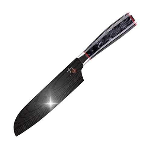 MasterPRO BGMP-4128-MBK CUCHILLO SANTOKU 17.5CM ACERO INOX TESTU MP Küchenmesser-Sets, Stainless Steel von MasterPRO