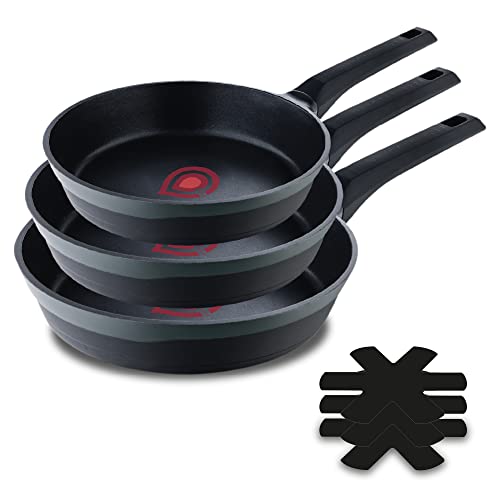 MasterPRO Gastro Reeco | Set of 3 Frying Pans with 20, 24 and 28 cm Diameter | Heatdot | Recycled Cast Aluminium | Non-Stick Coating | Soft Touch Handle | For All Cooking Environments and Hobs MasterPRO Gastro Reeco | Set of 3 Frying Pans with 20, 24 and 28 cm Diameter | Heatdot | Recycled Cast Aluminium | Non-Stick Coating | Soft Touch Handle | For All Cooking Environments and Hobs von MasterPRO