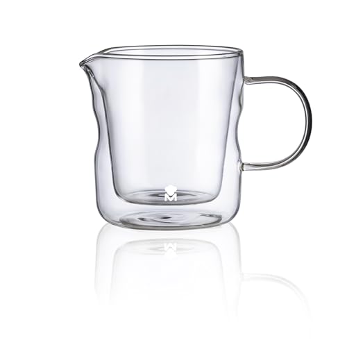 MasterPRO Mi Xology MP doppelwandige Borosilikat-Milchkännchen, 440 ML von MasterPRO