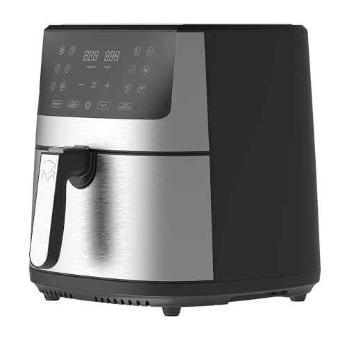 MasterPRO iRocket 800 MP - Freidora de Aire 6 L - 1800W de Potencia - Sin Aceite - Diseño Moderno en Negro - Pantalla LED Táctil - Cesta Antiadherente Extraíble - Control de Temperatura de 80 a 200ºC MasterPRO iRocket 800 MP - Freidora de Aire 6 L - 1800W de Potencia - Sin Aceite - Diseño Moderno en Negro - Pantalla LED Táctil - Cesta Antiadherente Extraíble - Control de Temperatura de 80 a 200ºC von MasterPRO