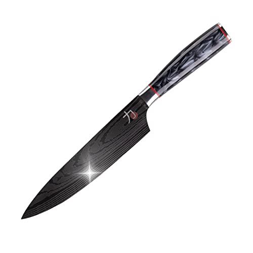 MasterPro Tetsu | Japanisches Küchenmesser 20 cm für Küchenchef | Geeignet zum Schneiden aller Arten von Lebensmitteln | Professionelle Küche | Verstärkt, Ausgewogen und Titanbeschichtet MasterPro Tetsu | Japanisches Küchenmesser 20 cm für Küchenchef | Geeignet zum Schneiden aller Arten von Lebensmitteln | Professionelle Küche | Verstärkt, Ausgewogen und Titanbeschichtet von MasterPRO