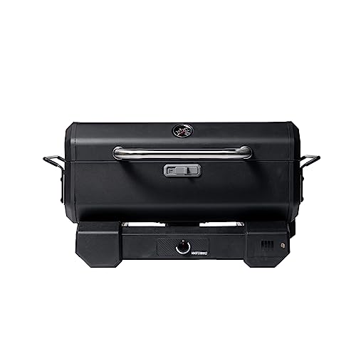 Masterbuilt® Tragbarer Holzkohlegrill und Smoker mit analoger Temperaturregelung Schwarz von MasterBuilt
