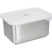 All-in-One Lunch Box aus Edelstahl mit Deckel, geeignet für Mikrowelle, Backofen und Gefrierschrank, 2,7 l - Masterclass von Masterclass