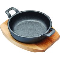 Artesà artgratin - Miniatur-Servierplatte in Geschenkbox de, flache Pfanne, Gusseisen, 16,5 x 12 x 12 x 3 cm, schwarz/beige Artesà artgratin - Miniatur-Servierplatte in Geschenkbox de, flache Pfanne, Gusseisen, 16,5 x 12 x 12 x 3 cm, schwarz/beige von Masterclass