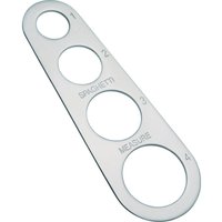 KitchenCraft - Spaghetti-Messgerät of Edelstahl MasterClass Silber, 9 x 12 x 16 cm von Masterclass