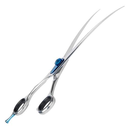 Masterclip Essentials gebogene Schere, 19,1 cm, professionell, hochwertiger Edelstahl, leicht zu greifen, ideal zum Formen natürlicher Kurven (Linkshänder) von Masterclip