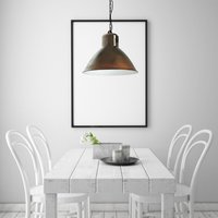 Braune Hängelampe Industrie Design Made in EU von Masterlight