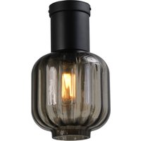 Deckenlampe Schwarz Glas Metall Ø 20 cm E27 Wohnzimmer Deckenlampe Schwarz Glas Metall Ø 20 cm E27 Wohnzimmer von Masterlight