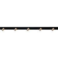 Deckenlampe Schwarz Gold 180 cm lang Metall GU10 Deckenlampe Schwarz Gold 180 cm lang Metall GU10 von Masterlight
