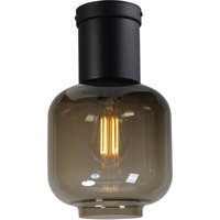 Deckenleuchte Rauchglas Schwarz Ø 20 cm E27 klein Deckenleuchte Rauchglas Schwarz Ø 20 cm E27 klein von Masterlight