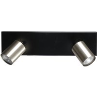 Deckenstrahler ELSIE Schwarz Nickel 40 cm klein von Masterlight