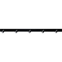 Deckenstrahler Wohnzimmer Metall 180 cm lang Schwarz von Masterlight