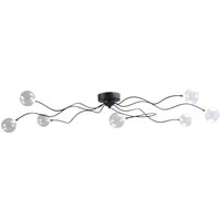 Dekorative LED Deckenleuchte GIO Glasschirm Schwarz Dekorative LED Deckenleuchte GIO Glasschirm Schwarz von Masterlight