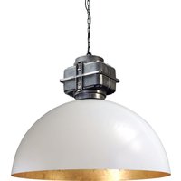 Design Hängelampe XXL Ø80cm Weiß Industrie LARINO von Masterlight