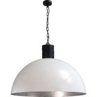 Design Pendelleuchte XXL Ø80cm Weiß Silber LARINO Design Pendelleuchte XXL Ø80cm Weiß Silber LARINO von Masterlight