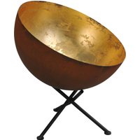 Design Tischlampe Braun Antik Ø40cm H:44cm LARINO von Masterlight
