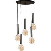 Hängelampe ESJA Metall 5-flammig Schwarz für E27 Hängelampe ESJA Metall 5-flammig Schwarz für E27 von Masterlight