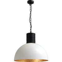Hängelampe LARINO Weiß Gold Ø50cm E27 Handarbeit Hängelampe LARINO Weiß Gold Ø50cm E27 Handarbeit von Masterlight